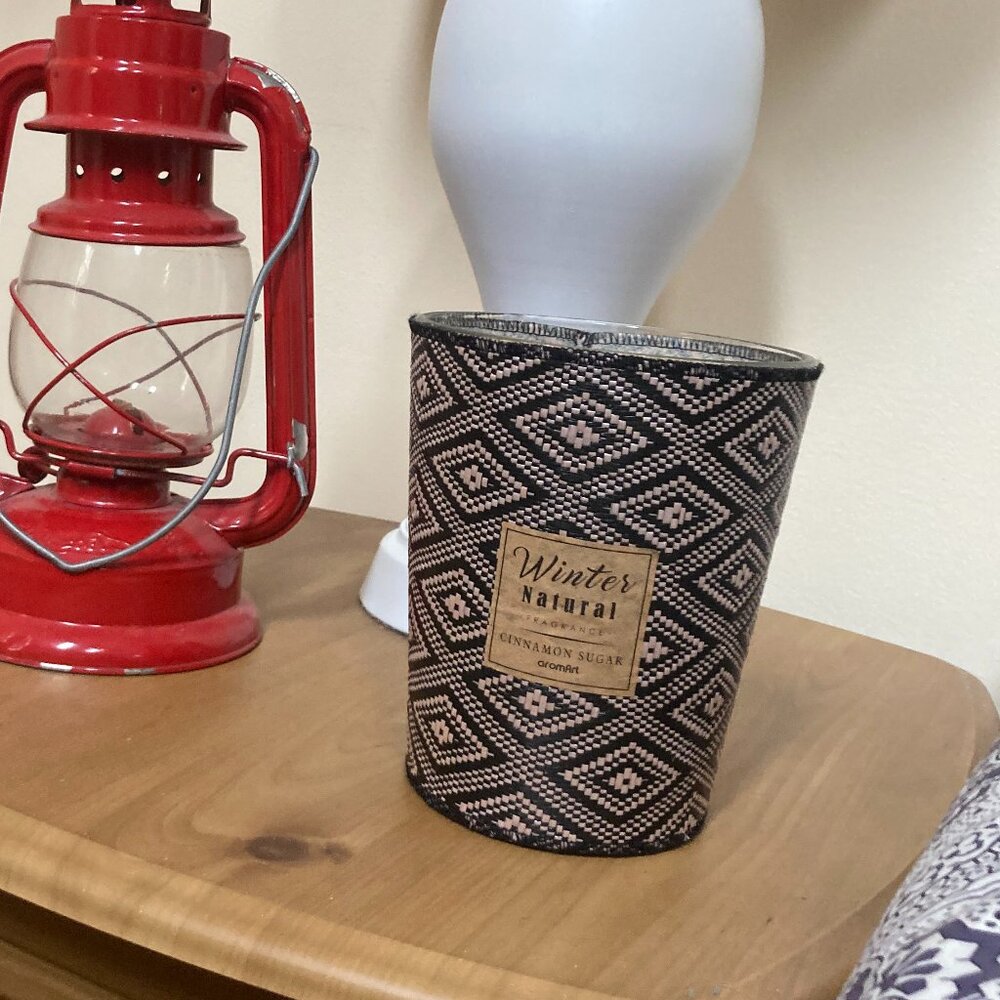 Winter Natural Candle By aromArt  Fragrance Cinnamon Sugar